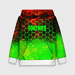 Толстовка-худи детская Fortnite epic game броня, цвет: 3D-белый