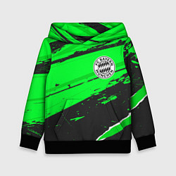 Толстовка-худи детская Bayern sport green, цвет: 3D-черный