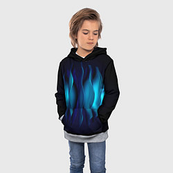 Толстовка-худи детская Объемные пластины шаром, цвет: 3D-меланж — фото 2