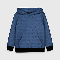 Детская толстовка Синий в мелкую полоску