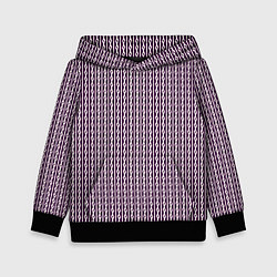 Детская толстовка Тёмно-красный полосы узоры