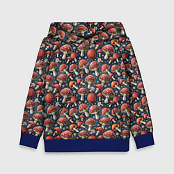 Детская толстовка Гриб красный мухомор паттерн