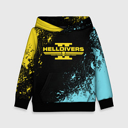 Толстовка-худи детская Helldivers 2: Skull Logo, цвет: 3D-черный