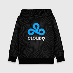 Толстовка-худи детская Cloud9 hi-tech, цвет: 3D-черный