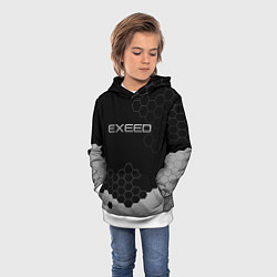 Толстовка-худи детская Exceed, цвет: 3D-белый — фото 2