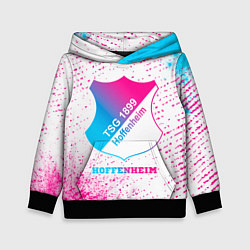 Толстовка-худи детская Hoffenheim neon gradient style, цвет: 3D-черный