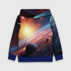 Детская толстовка Фантастика космос и планета