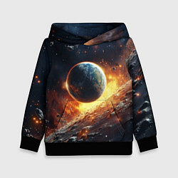 Детская толстовка Космос и планета