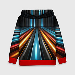 Детская толстовка Неоновый путь из труб