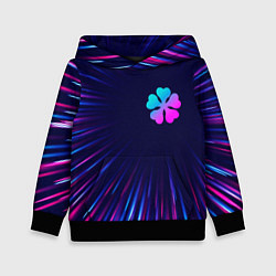 Толстовка-худи детская Black Clover neon blast lines, цвет: 3D-черный