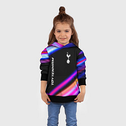 Толстовка-худи детская Tottenham speed game lights, цвет: 3D-черный — фото 2