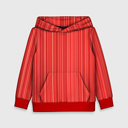 Детская толстовка Полосатый красно-розовый