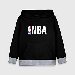 Толстовка-худи детская NBA logo sport, цвет: 3D-меланж