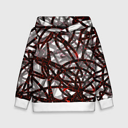 Детская толстовка Красные энергетические кабели