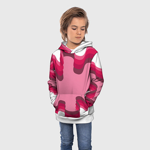 Детская толстовка Музыкальная линия / 3D-Белый – фото 3