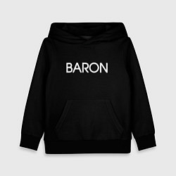 Толстовка-худи детская Барон baron, цвет: 3D-черный