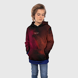 Толстовка-худи детская Smile and colors, цвет: 3D-синий — фото 2