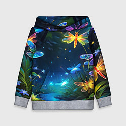 Детская толстовка Сказочный лес - бабочки