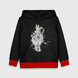 Детская толстовка Глаза и дым