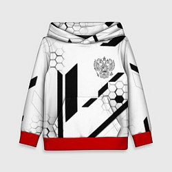 Детская толстовка Герб Рф текстура геймер