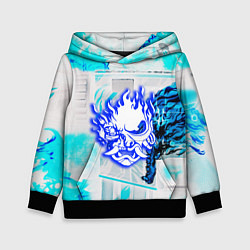 Толстовка-худи детская Samurai logo howl, цвет: 3D-черный