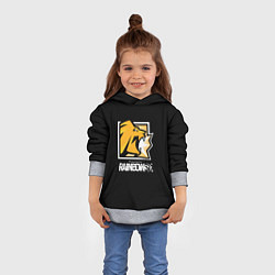Толстовка-худи детская Радуга 6 онлайн гейм, цвет: 3D-меланж — фото 2