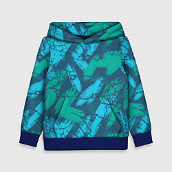 Детская толстовка Абстракция узорчатая кисть