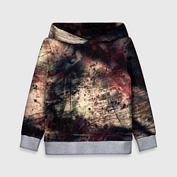 Детская толстовка Мокрая бумага ретро гранж текстура грязная