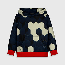 Детская толстовка Соты абстракция