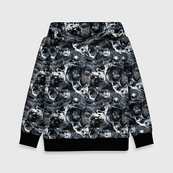 Детская толстовка Выдры купаются в речке - паттерн