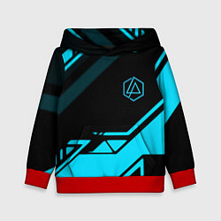 Толстовка-худи детская Linkin park geometry, цвет: 3D-красный