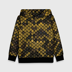 Детская толстовка Змеиный камуфляж - текстура чешуи