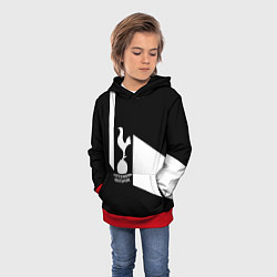 Толстовка-худи детская Тоттенхэм геометрия, цвет: 3D-красный — фото 2