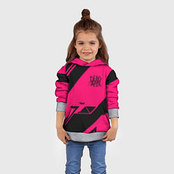 Толстовка-худи детская Dead by april geometry, цвет: 3D-меланж — фото 2