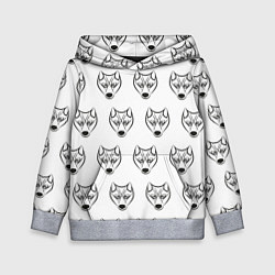 Детская толстовка Паттерн волк