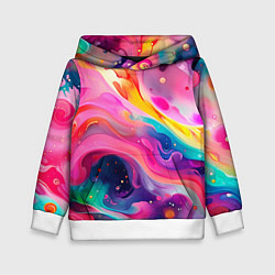 Детская толстовка Акварельный узор