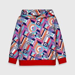 Детская толстовка Зигзаги в геометрии