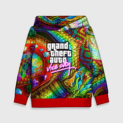 Толстовка-худи детская GTA casino steel, цвет: 3D-красный