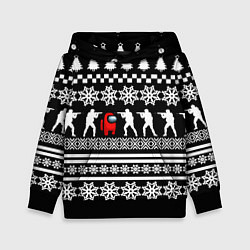 Детская толстовка Among us x cs go