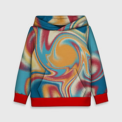 Детская толстовка Абстракция цветные вихри