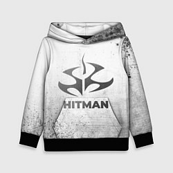 Толстовка-худи детская Hitman - white gradient, цвет: 3D-черный