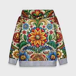 Детская толстовка Русские классические узоры и орнамент