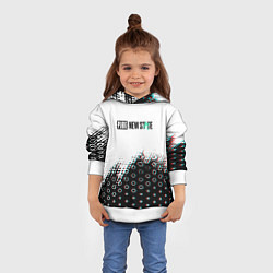 Толстовка-худи детская PUBG game steel, цвет: 3D-белый — фото 2