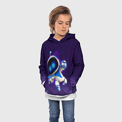 Толстовка-худи детская Mascot - Astro Bot, цвет: 3D-белый — фото 2
