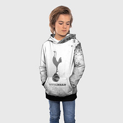 Толстовка-худи детская Tottenham - white gradient, цвет: 3D-черный — фото 2