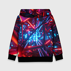 Детская толстовка Неоновые трубки