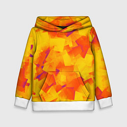 Детская толстовка Желтый калейдоскоп