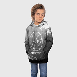 Толстовка-худи детская Porto - grey gradient, цвет: 3D-черный — фото 2