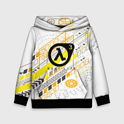 Толстовка-худи детская Half life 3 механика, цвет: 3D-черный