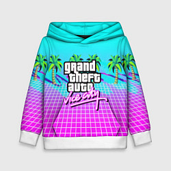 Толстовка-худи детская Vice city tropic collection, цвет: 3D-белый